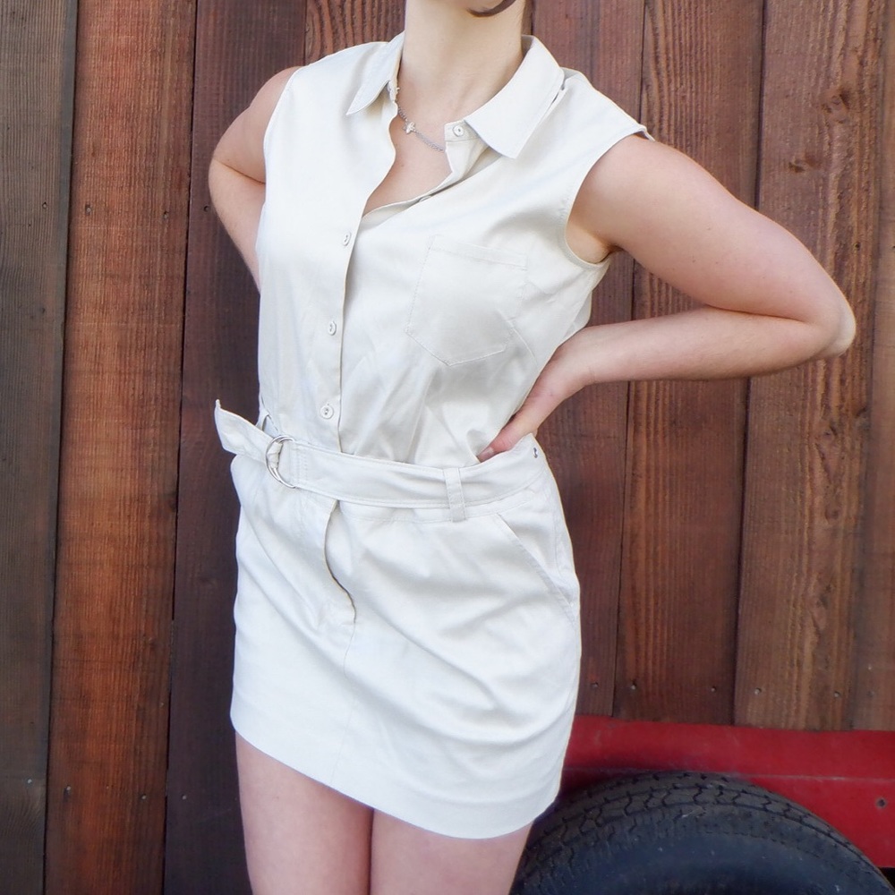 Philip Lim Belted Mini Sheath Dress